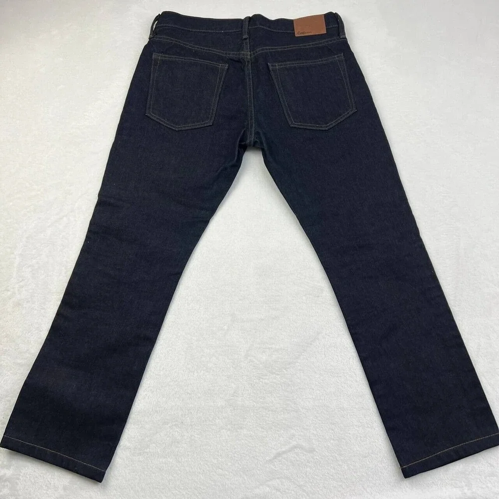 Gap 1969 Jeans Men 28 x30 Black Denim‎ Pants Slim Fit